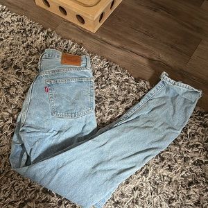 Levi’s 501 straight leg capri jeans